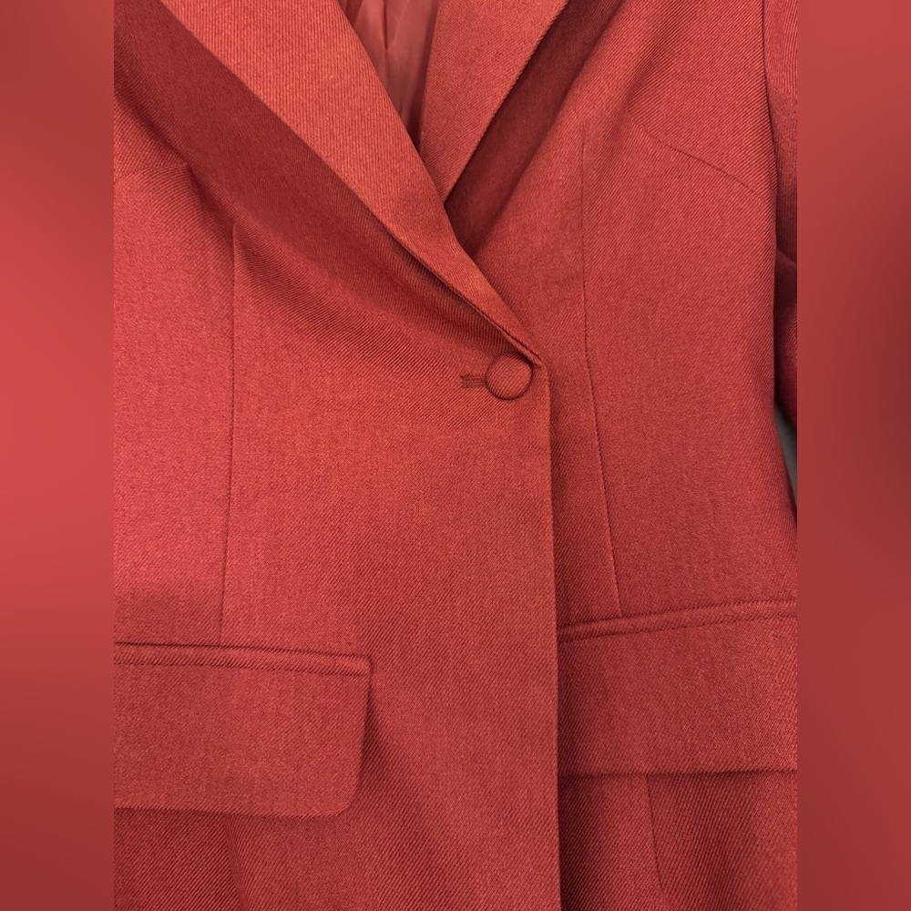 Pretty Little Things Burgundy Women’s Blazer, Women’s Maroon Blazer - Picture 6 of 14